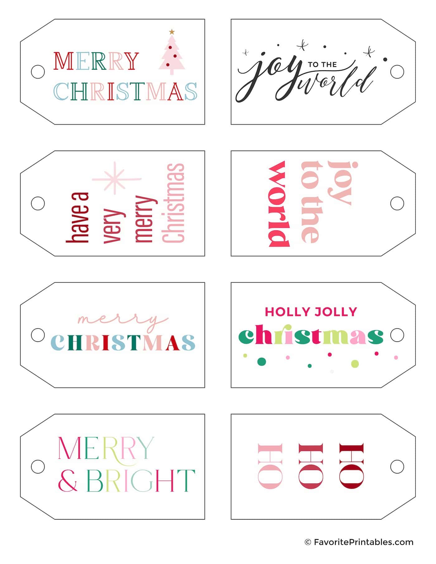 Christmas Countdown Day 7: Color Your Own Printable Christmas Gift Tags -  Simple Fun for Kids