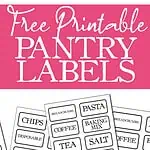 free printable pantry labels.