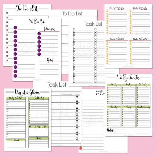 to do list printables.