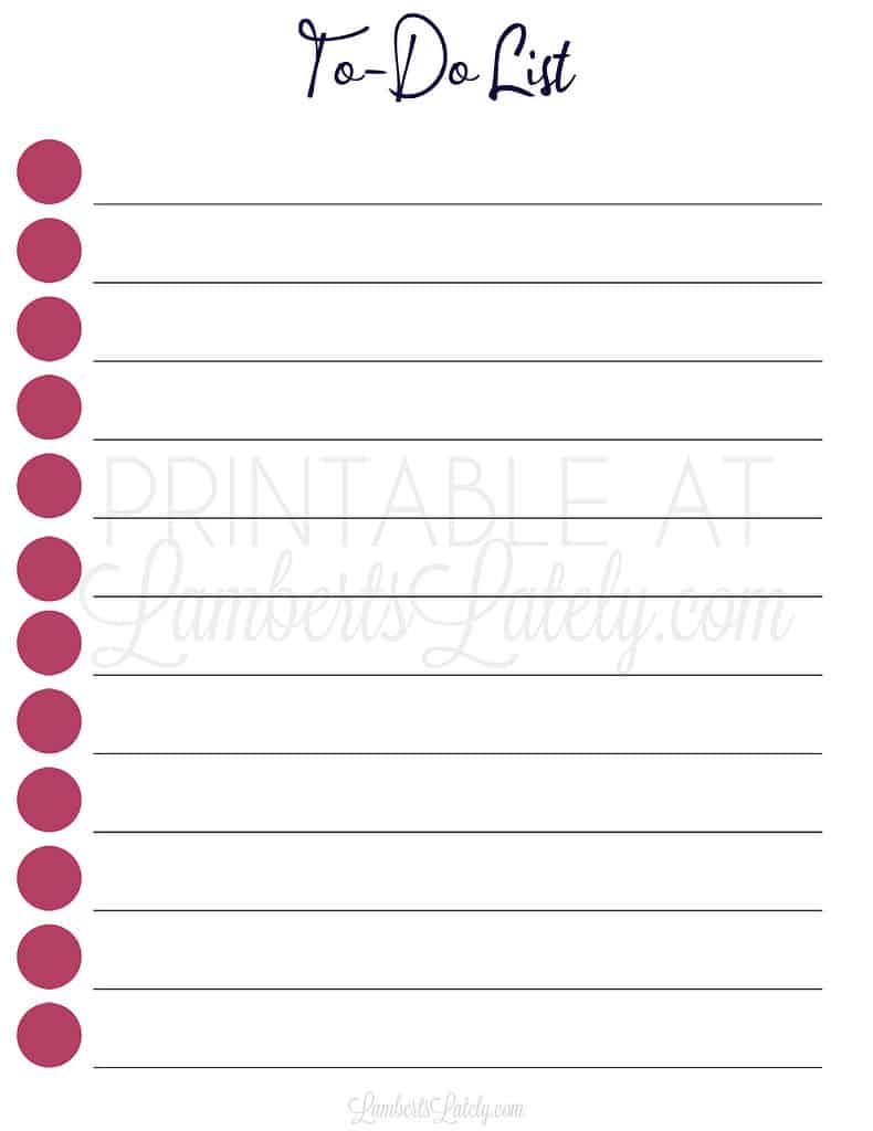 bold, handwriting to do list printable.