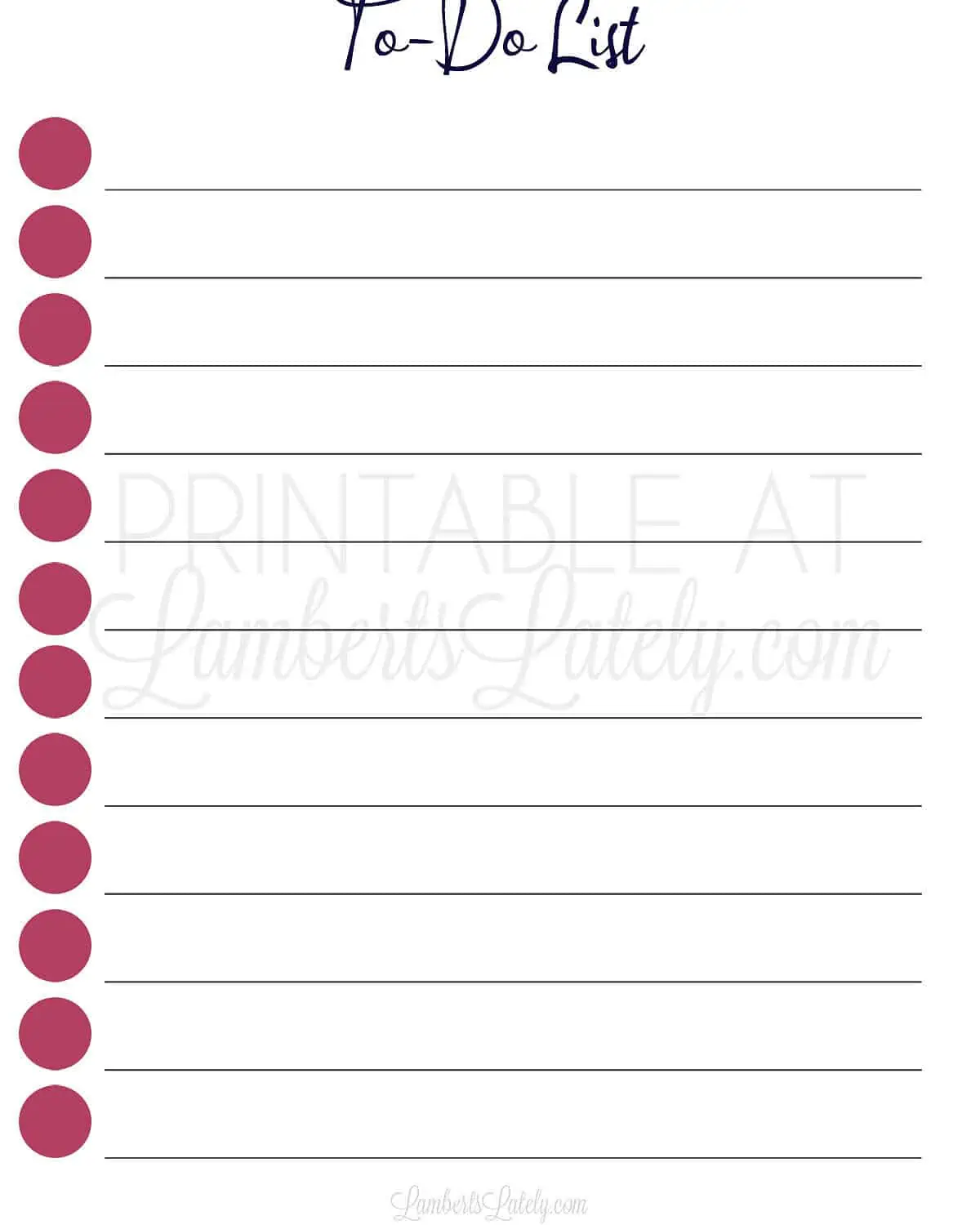 bold, handwriting to do list printable.