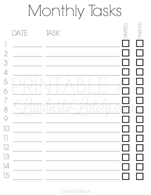 33 Free Printable To Do List Templates | Lamberts Lately