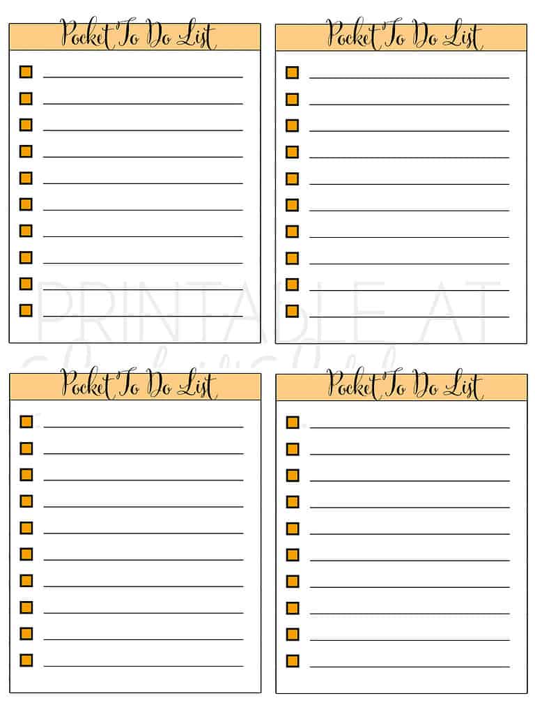 pocket to do list printables.