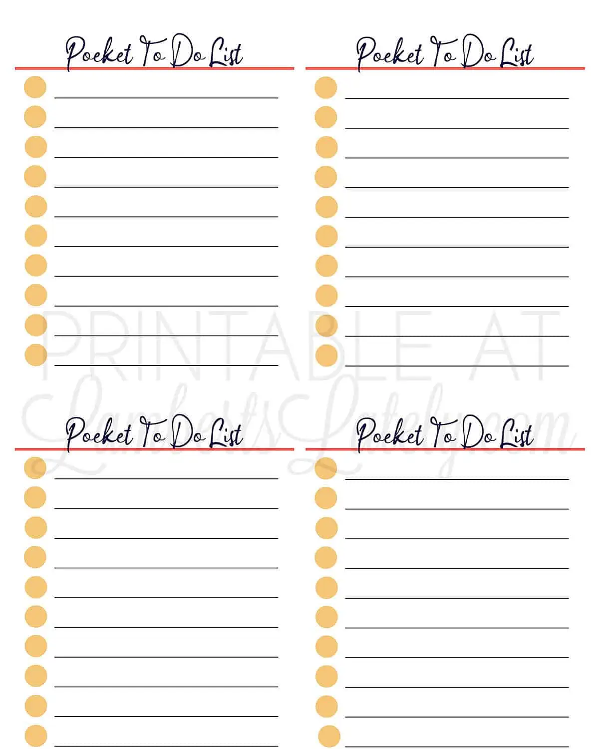 pocket to do list printable.