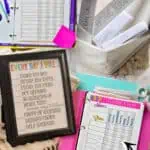 Family chore charts and printable schedules for kids from Lamberts Lately.