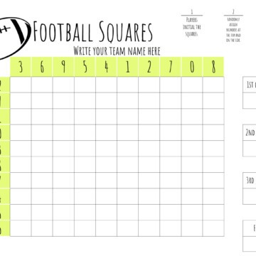 football squares template with numbers randomized.
