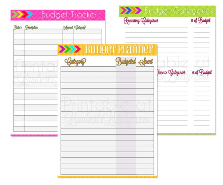 Free Printable Budget Planner | Lamberts Lately