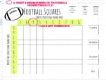 Free Printable Football Squares Template | Lamberts Lately
