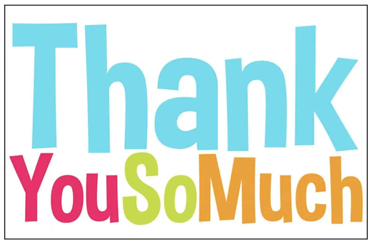 printable thank you card template with colorful thank you so much design.