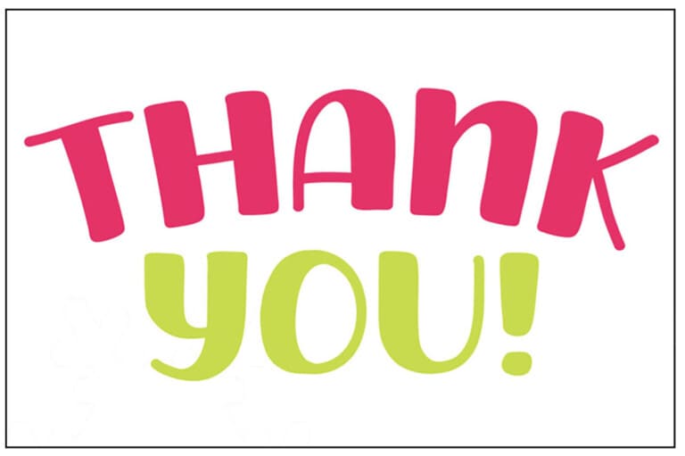 13 Free Printable Thank You Cards | Lamberts Lately