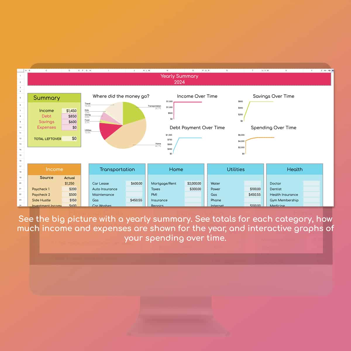Budgeting Spreadsheets - Google Sheets Template - Image 5