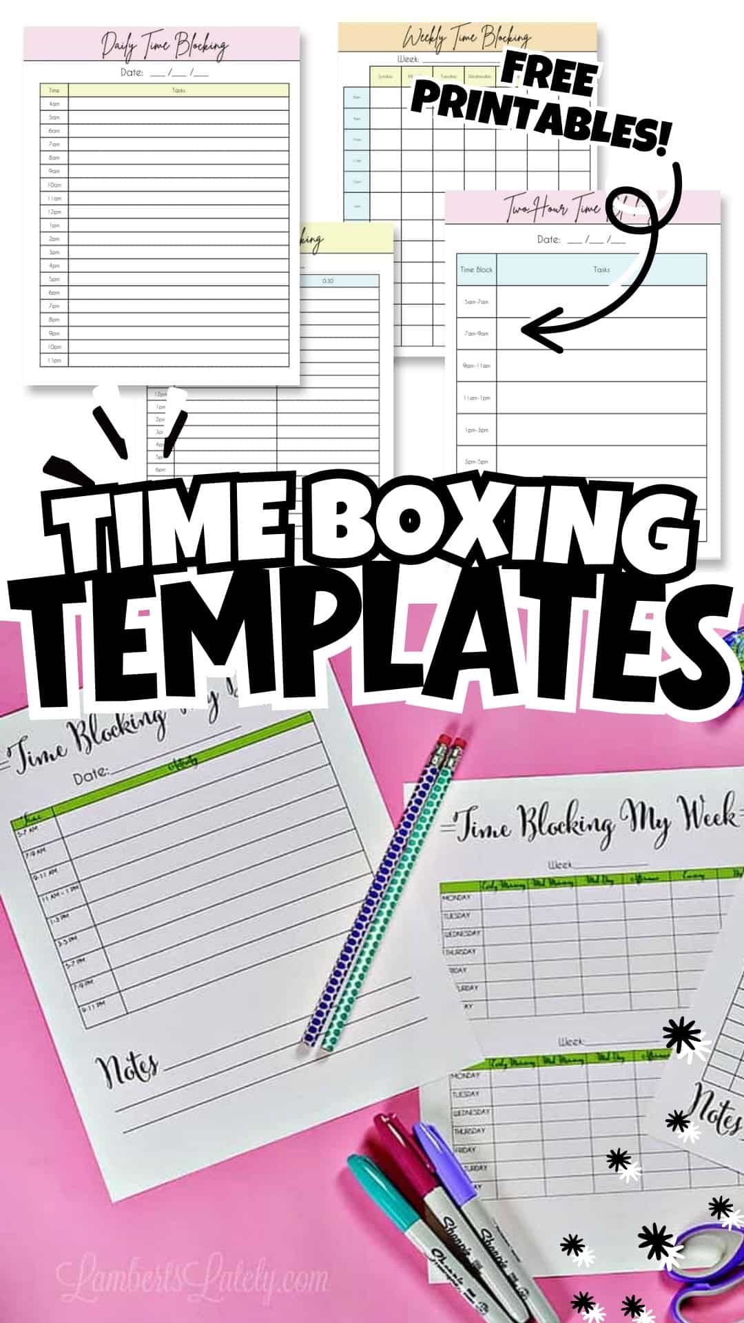 Printable Time Boxing Template.pdf 39 Free Printable Time Boxing Templates | LL Home