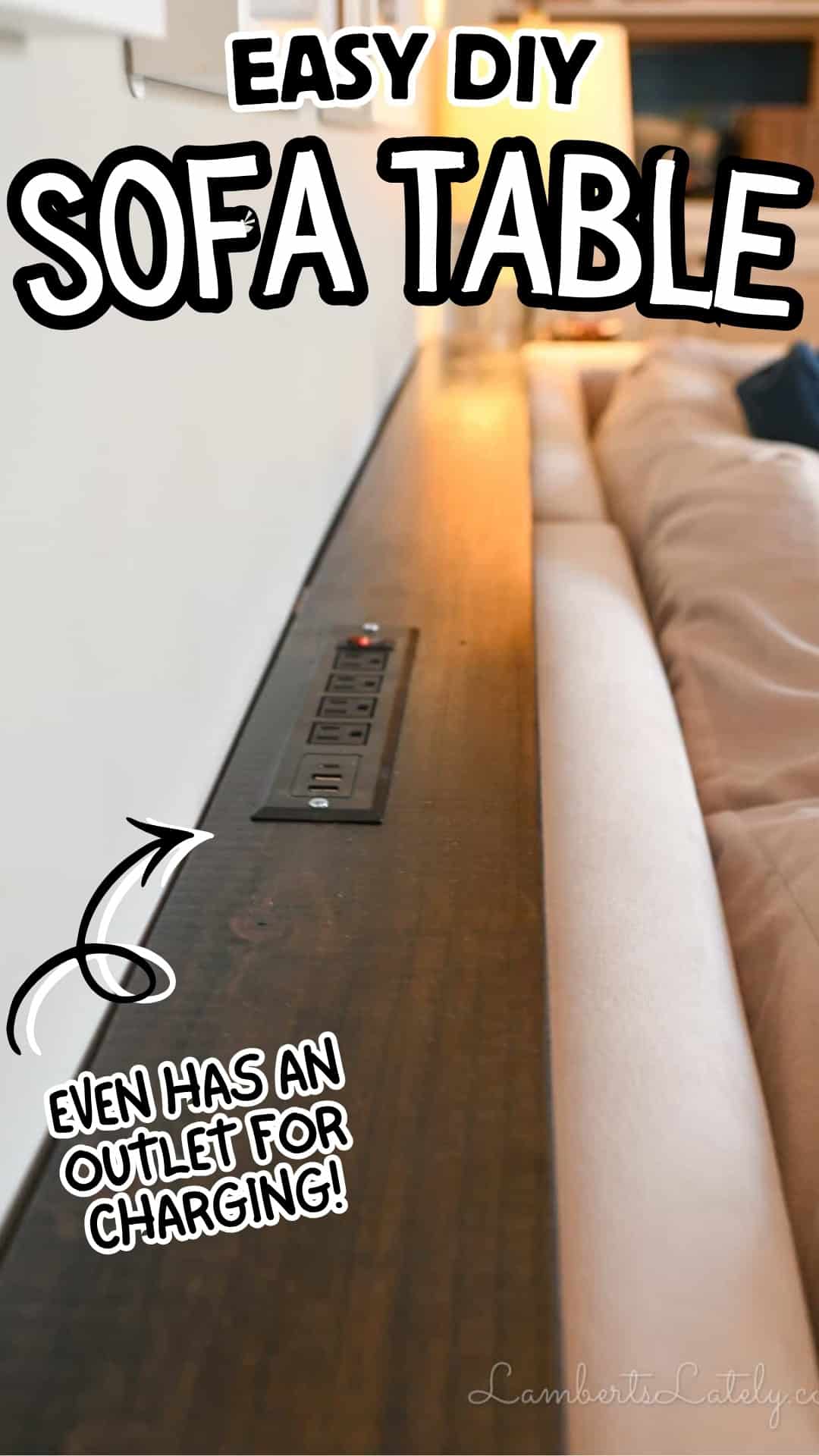 An Easy DIY Sofa Table (Under $30!) | LL Home