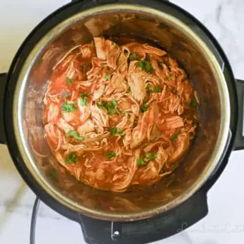 salsa chicken in an instant pot.