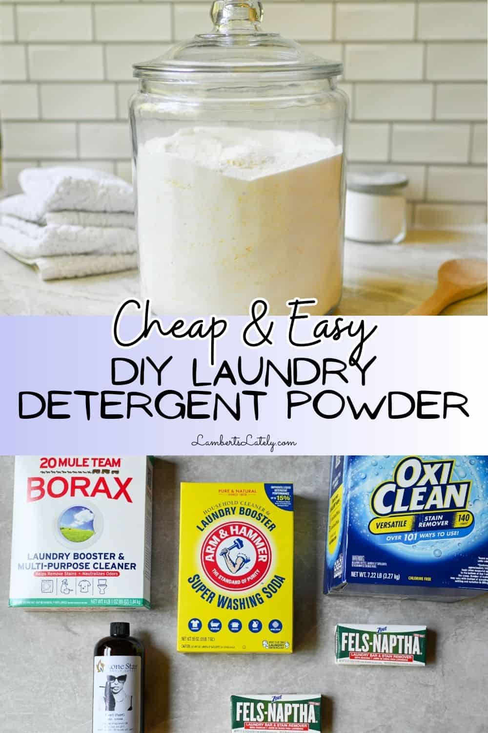 DIY Laundry Detergent Powder (Diva Dupe) | LL Home
