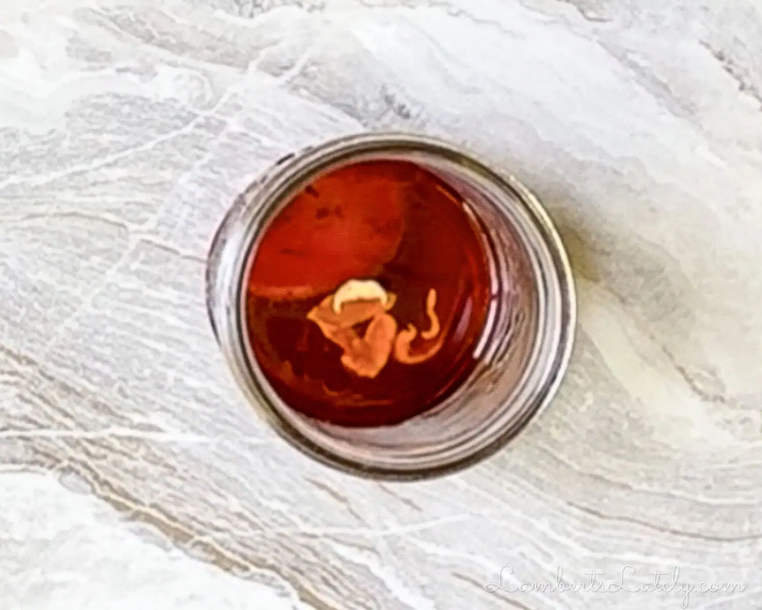 dressing elements in a mason jar.