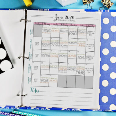 (Light Version) Journey to Clean 2026 Monthly Calendars