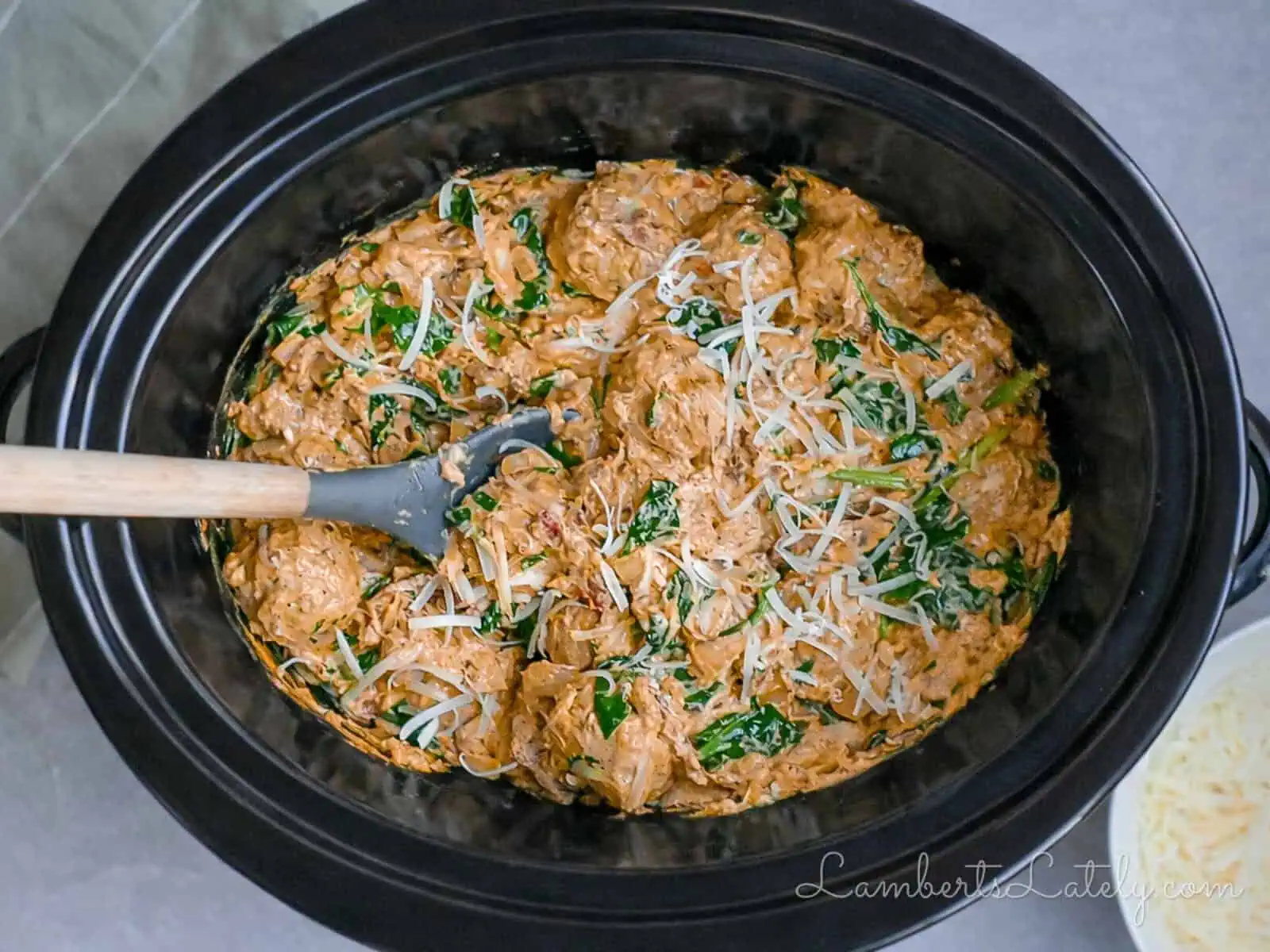 marry me chicken meatballs in a crock pot.