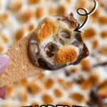 Rich chocolate and gooey marshmallows in a s'mores dip with cookies.