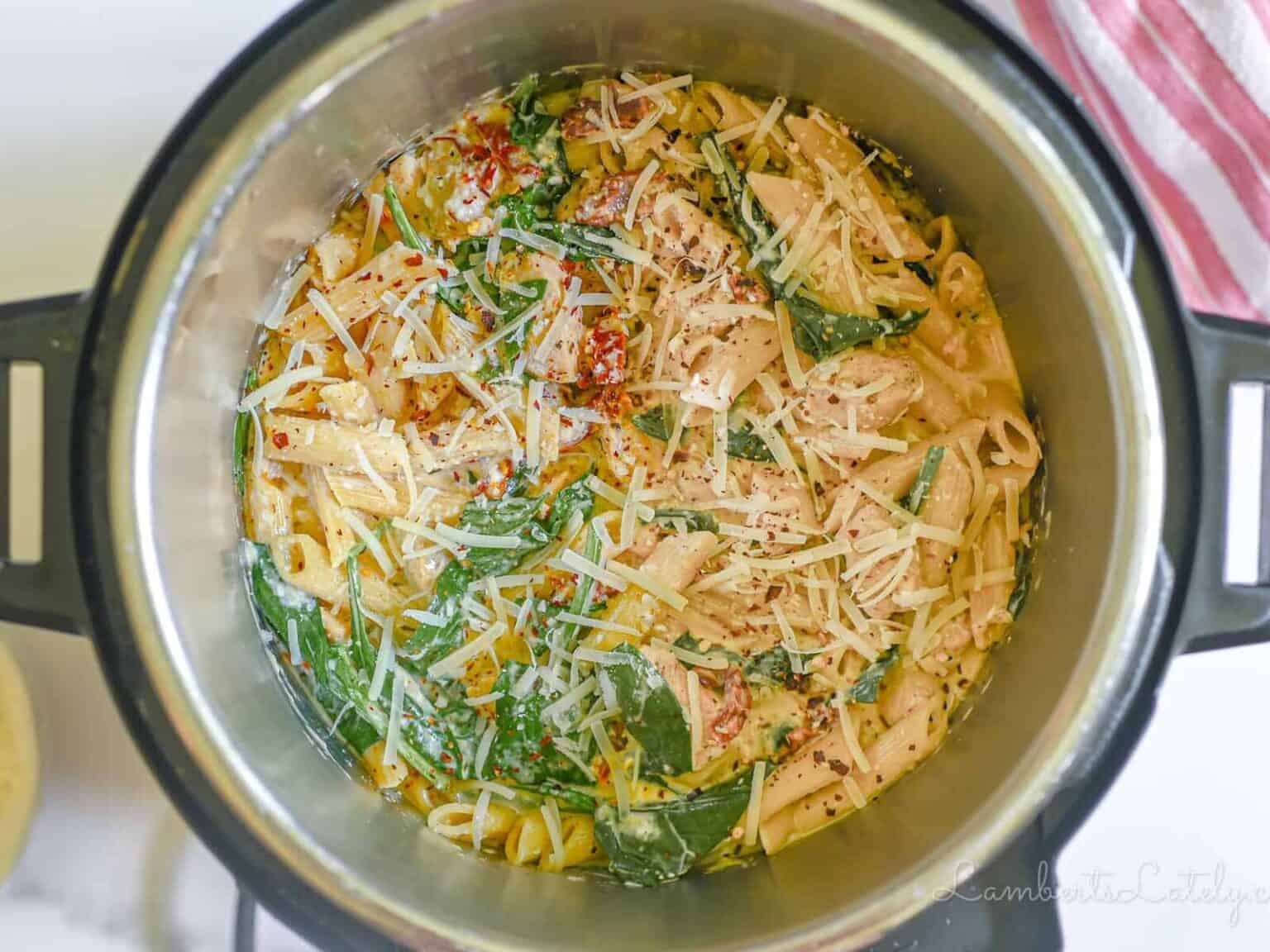 marry me chicken pasta in an instant pot.