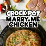 Ingredients for Crock Pot Marry Me Chicken including chicken, spinach, and spices.